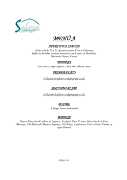 MENÚ A - Todoboda