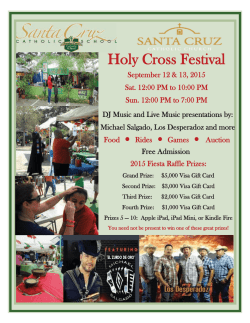 Holy Cross Festival - Santa Cruz Catholic Church