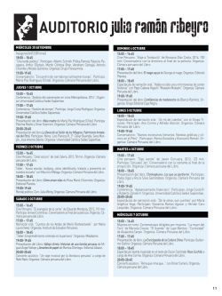 Programación - Cámara Peruana del Libro