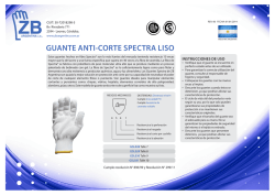 guante anti-corte spectra liso - Guantex SRL Seguridad Industrial