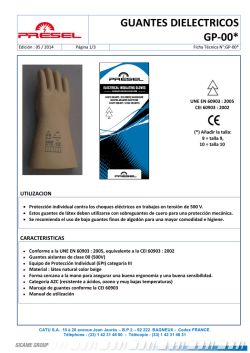 guantes dielectricos gp-00