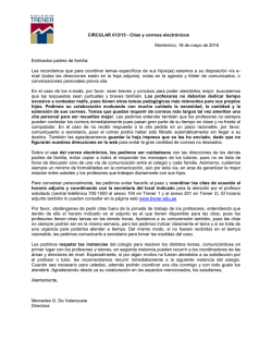 Citas y correos electr&oacute;nicos