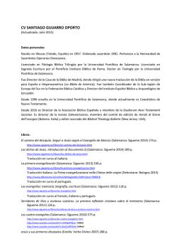 CV 2015 - Orígenes del Cristianismo