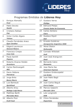 CONDUCCIÓN: Cecilia Luchía-Puig