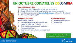 en octubre colvatel es colombia