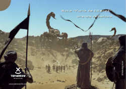 Folleto ruta Furia de Titanes.
