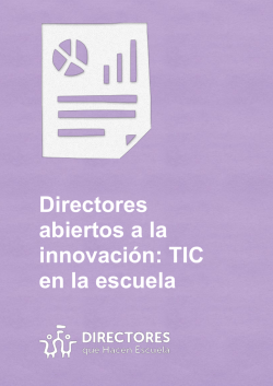 Directores abiertos a la innovación: TIC en la