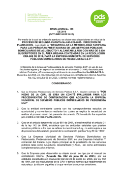 Documento - Piedecuestana de Servicios Públicos ESP