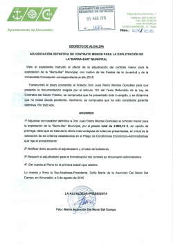 adjudicacion definitiva barra bar