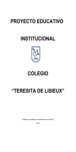 Reglamentos - Colegio Teresita de Lisieux
