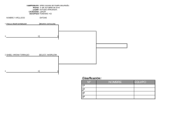 sorteo combate junior - Federación Navarra de Taekwondo
