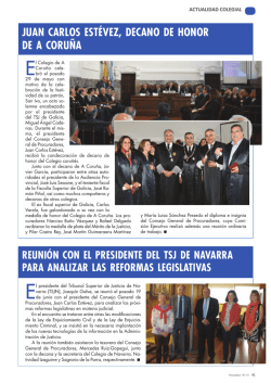 Actualidad Colegial - Consejo General de Procuradores de España