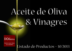 Lista de Precios de Aceite de Oliva Virgen Extra & Vinagres – 10
