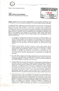 Derecho de peticion
