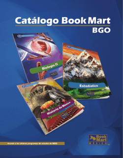 Catálogo Book Mart