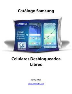 Catálogo Samsung, DelCelular.com