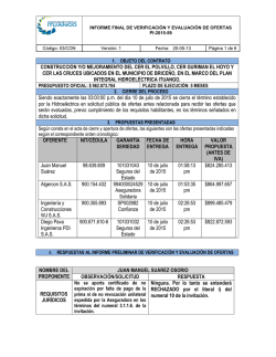 CONSTRUCCIÓN Y/O MEJORAMIENTO DEL CER