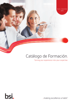 Catálogo de Formación.