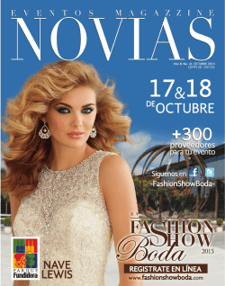 Descargar PDF - Fashion Show Boda