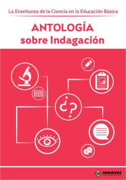 ANTOLOGÍA sobre Indagación