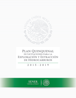 SENER plan quinquenal licitaciones hidrocarburos