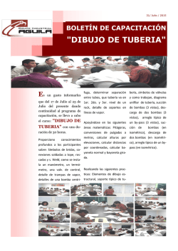 "DIBUJO DE TUBERIA"