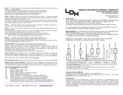 MANUAL DECODER DE SONIDO Y MOTOR 4F