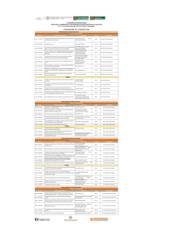 Mesa temática: Estrategias Didácticas Horario Título de la Ponencia
