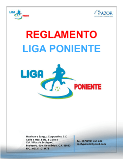 File - LIGA PONIENTE