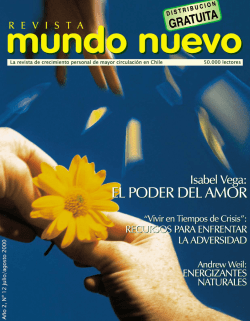 El Poder del Amor - Revista Mundo Nuevo
