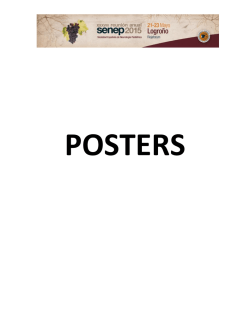 Posters - SENEP 2015