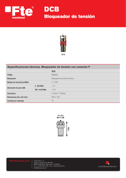 DCB Bloqueador de tensión