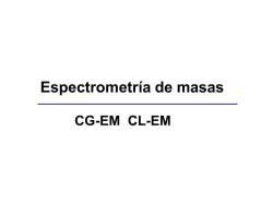 Espectrómetro de masas