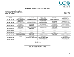ingenier&iacute;a rob&oacute;tica