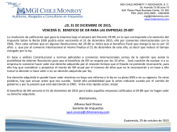Presentación de PowerPoint - MGI Chile Monroy y Asociados
