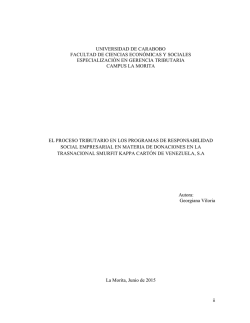 CAPITULO I - RIUC - Universidad de Carabobo