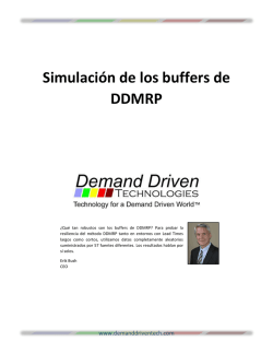 Simulación de los buffers de DDMRP