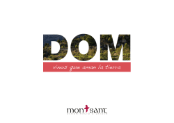 Dossier Montsant (ESP)