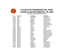 colegio de ingenieros del perú consejo departamental de lima