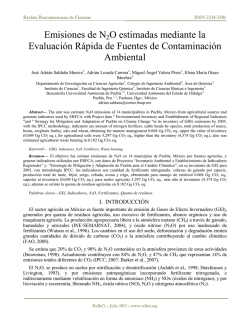 Emisiones de N 2 O estimadas mediante la Evaluación Rápida de