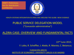 psd model alzira case: overview and fundamental facts