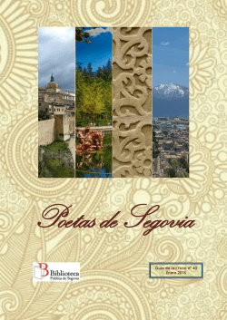 Poetas de Segovia