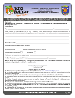 Solicitud de Inspección