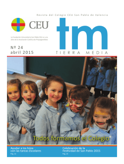 Revista Tierra Media 24 - Colegio CEU San Pablo Valencia