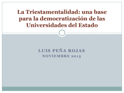 presentación de luis peña - Universidad de La Serena