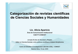 Presentación Alicia Aparicio Publicar Ciencias Sociales _CEIL