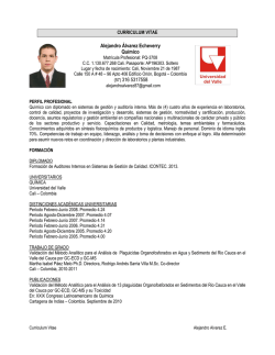Alejandro Álvarez Echeverry Químico (57) 316 5317558