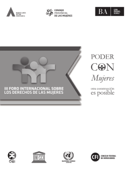 III FORO INTERNACIONAL SOBRE - Foro Internacional de los