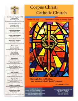 2015 world mission sunday appeal
