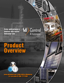 Catálogo de Productos - Control & Automation